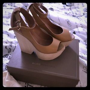 BCbg platform sandals